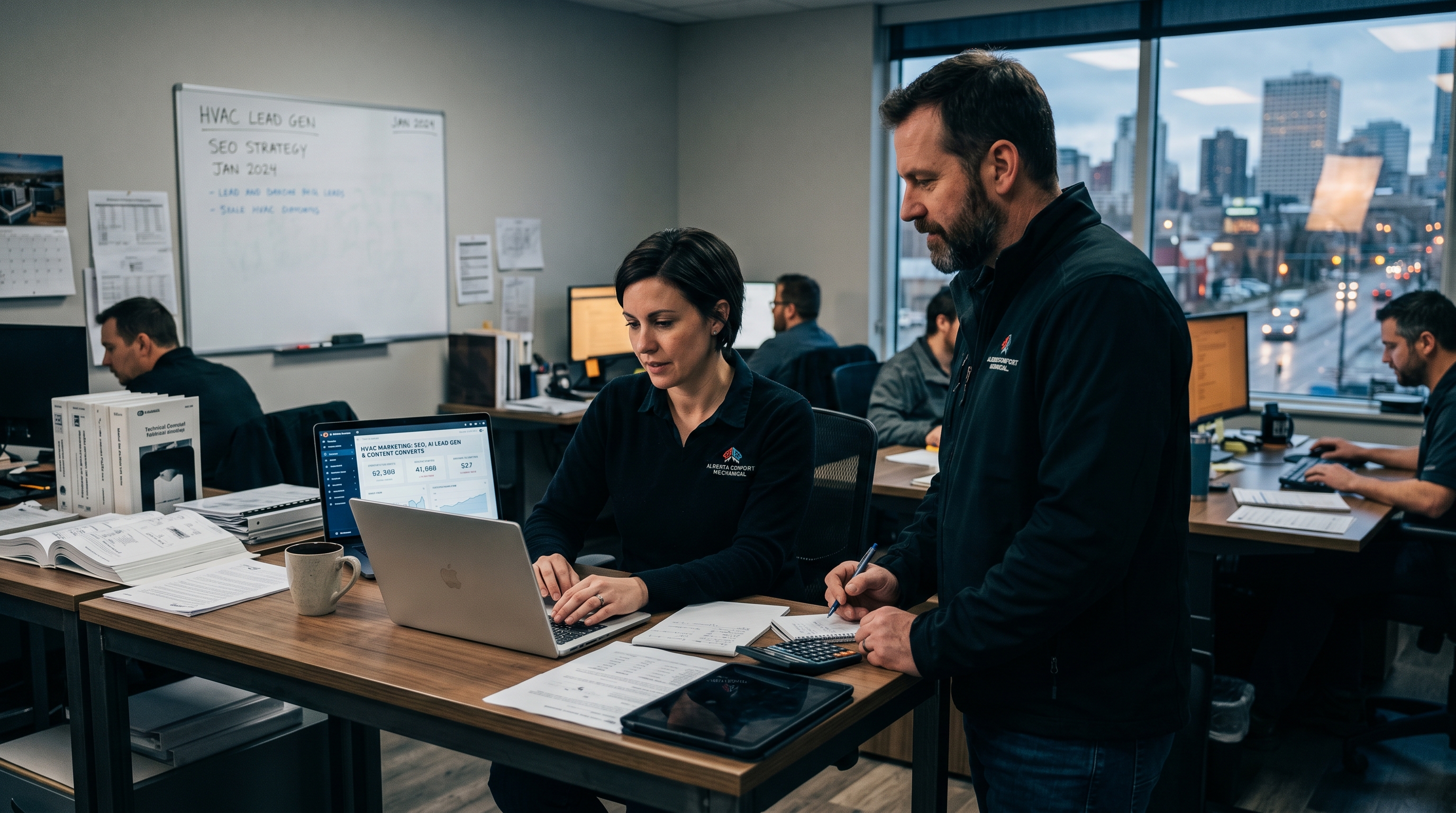 HVAC Marketing in Edmonton and Spruce Grove: SEO, AI Lead Gen, and Content That Converts - AI Precision Marketing
