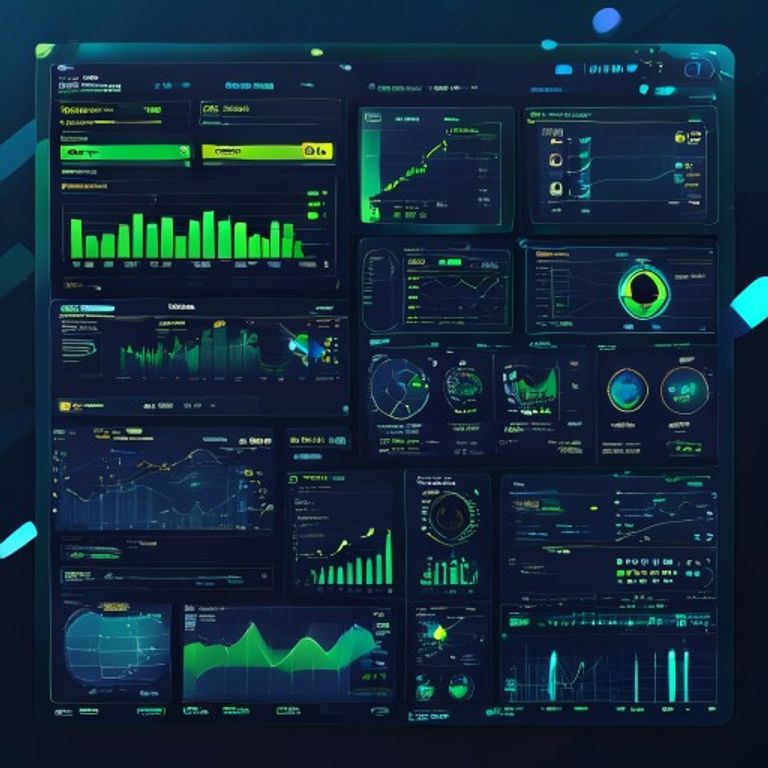 A dashboard screen showing performance metrics for multiple AI agents, with green and yellow stat... - AI Precision Marketing