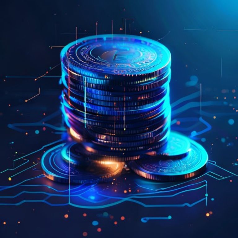 Stack of coins with one coin significantly larger than the others, representing the price increase - AI Precision Marketing