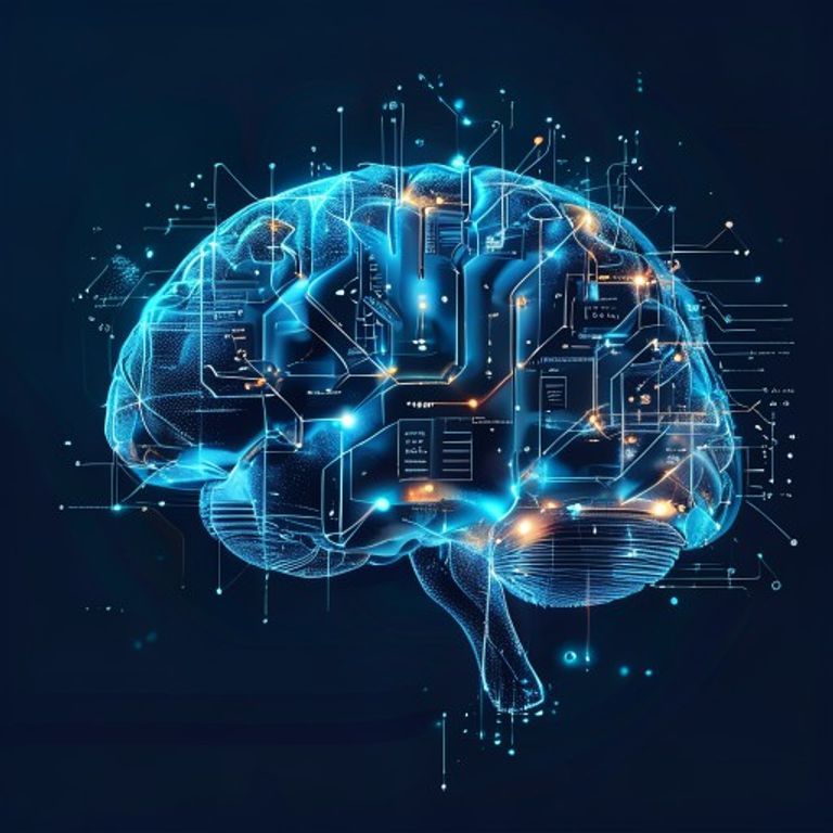 A physical human brain made of translucent pages with glowing connections forming between importa... - AI Precision Marketing
